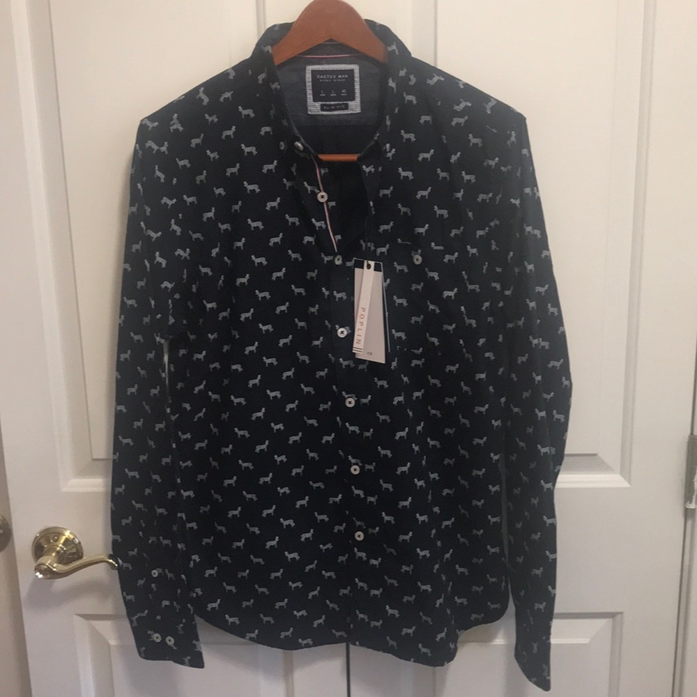 MEN’S (L) CACTUS MAN RICKY SINGH SLIM FIT SHIRT